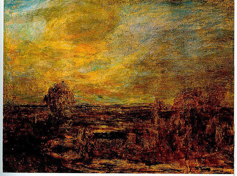 Giovanni Segantini Ebene beim Eindunkeln Spain oil painting art